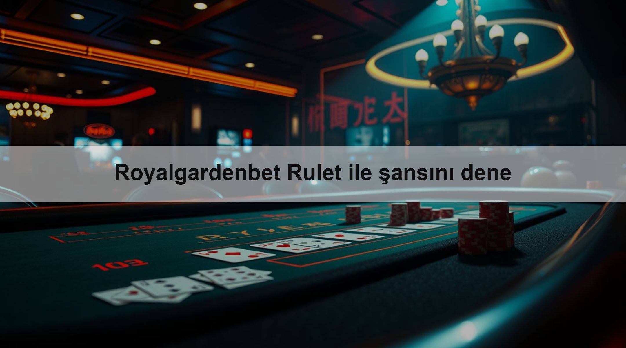 Royalgardenbet Rulet ile şansını dene